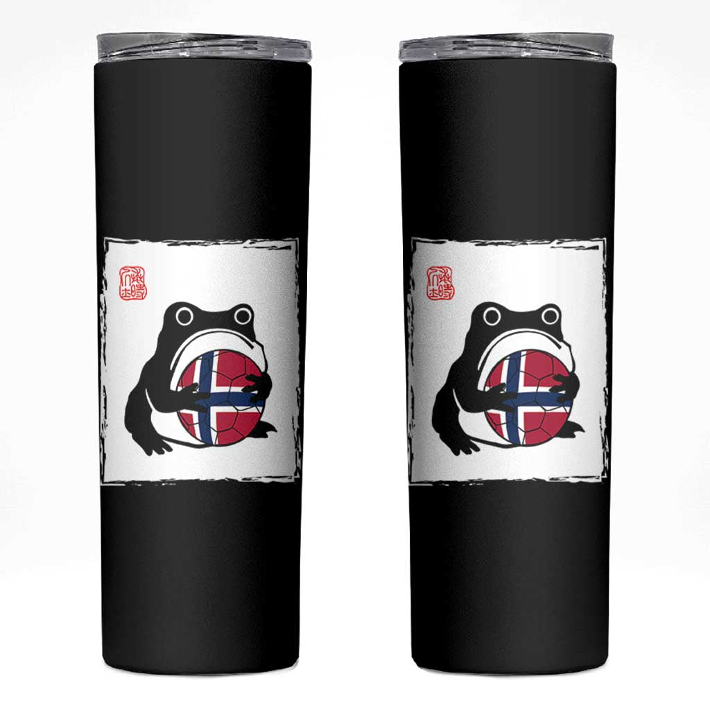 Grumpy Frog Norway Soccer Fan Skinny Tumbler Japanese Style Match Day