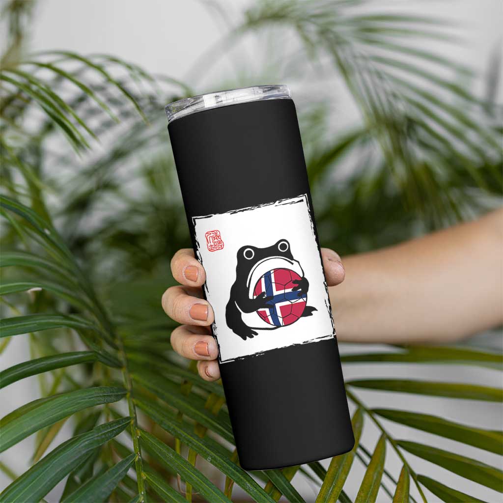 Grumpy Frog Norway Soccer Fan Skinny Tumbler Japanese Style Match Day