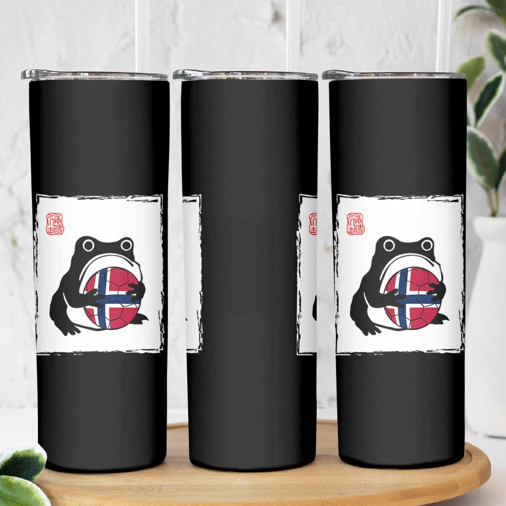 Grumpy Frog Norway Soccer Fan Skinny Tumbler Japanese Style Match Day