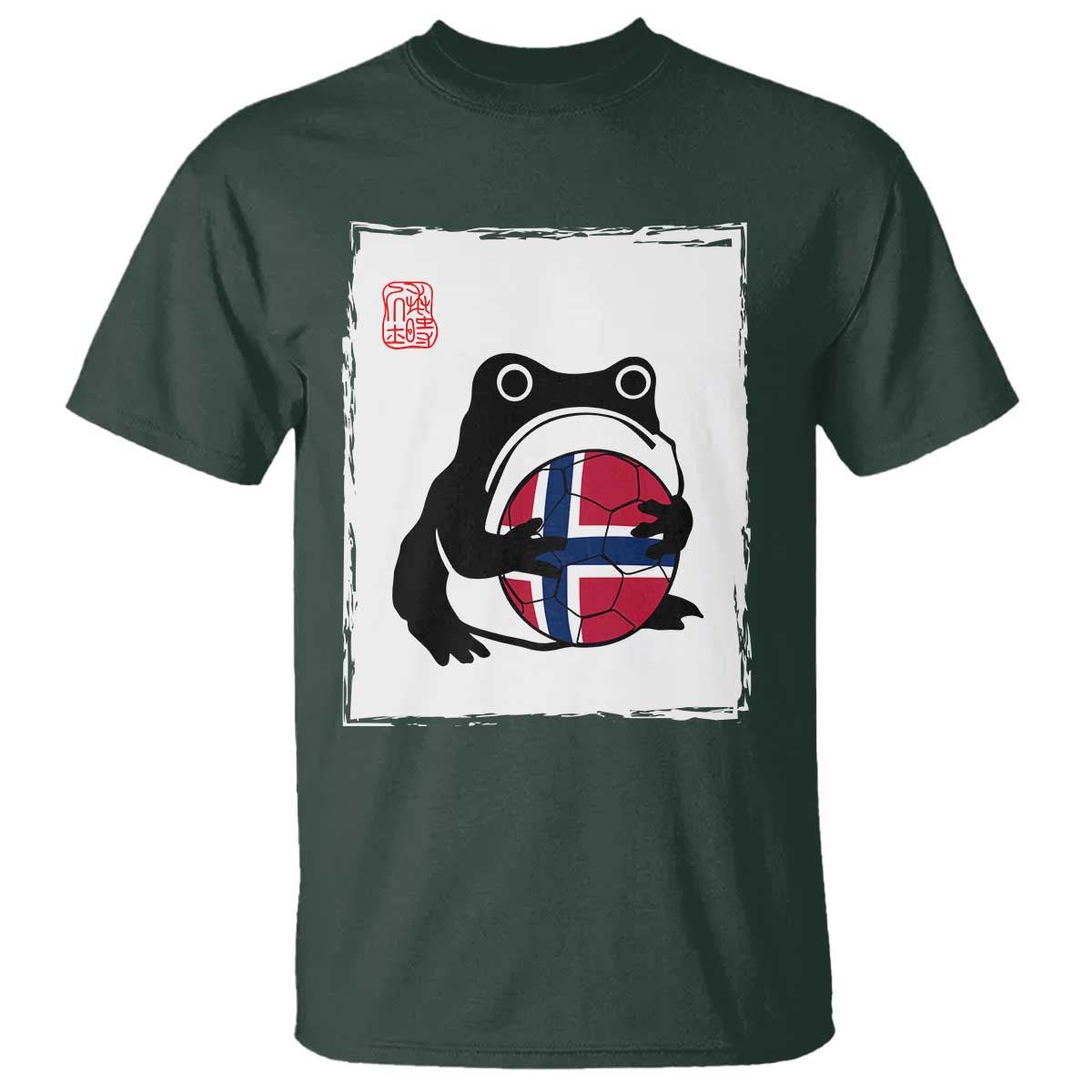 Grumpy Frog Norway Soccer Fan T Shirt Japanese Style Match Day