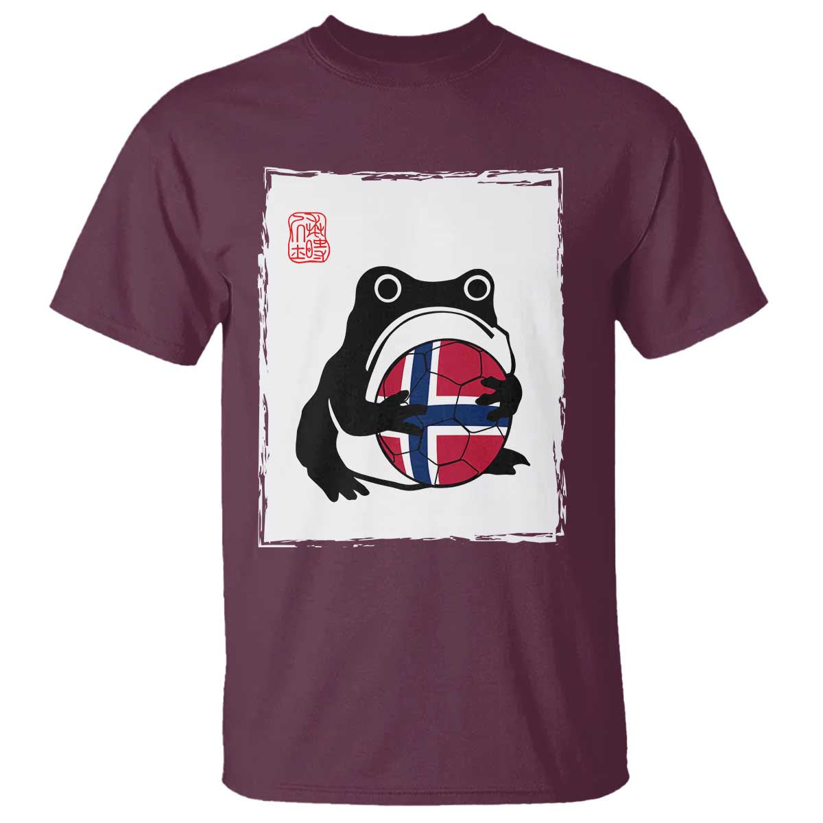Grumpy Frog Norway Soccer Fan T Shirt Japanese Style Match Day