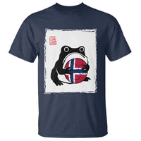 Grumpy Frog Norway Soccer Fan T Shirt Japanese Style Match Day