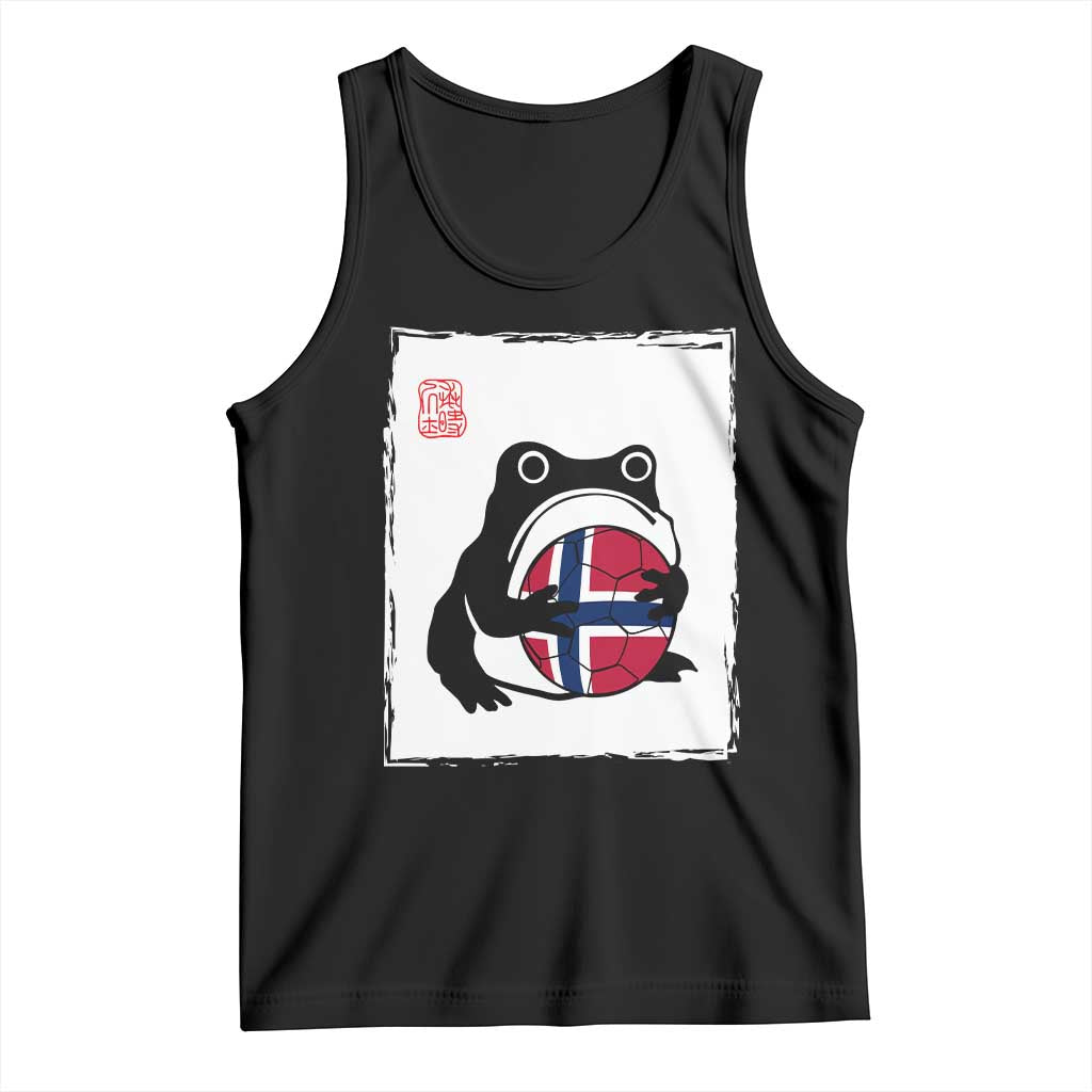 Grumpy Frog Norway Soccer Fan Tank Top Japanese Style Match Day