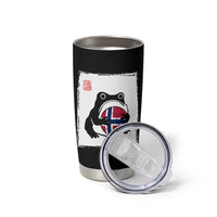 Grumpy Frog Norway Soccer Fan Tumbler Cup Japanese Style Match Day