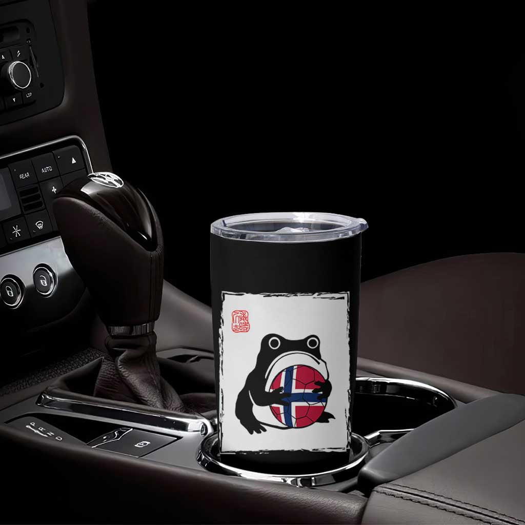 Grumpy Frog Norway Soccer Fan Tumbler Cup Japanese Style Match Day