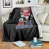 Ro Ro Norway Throw Blanket Norwegian Pride Cat Lover Norway Flag Gift