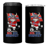 Ro Ro Norway 4 in 1 Can Cooler Tumbler Norwegian Pride Cat Lover Norway Flag Gift