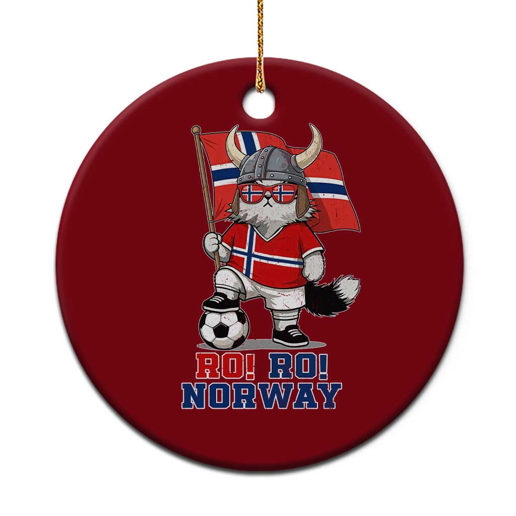 Ro Ro Norway Ceramic Ornament Norwegian Pride Cat Lover Norway Flag Gift