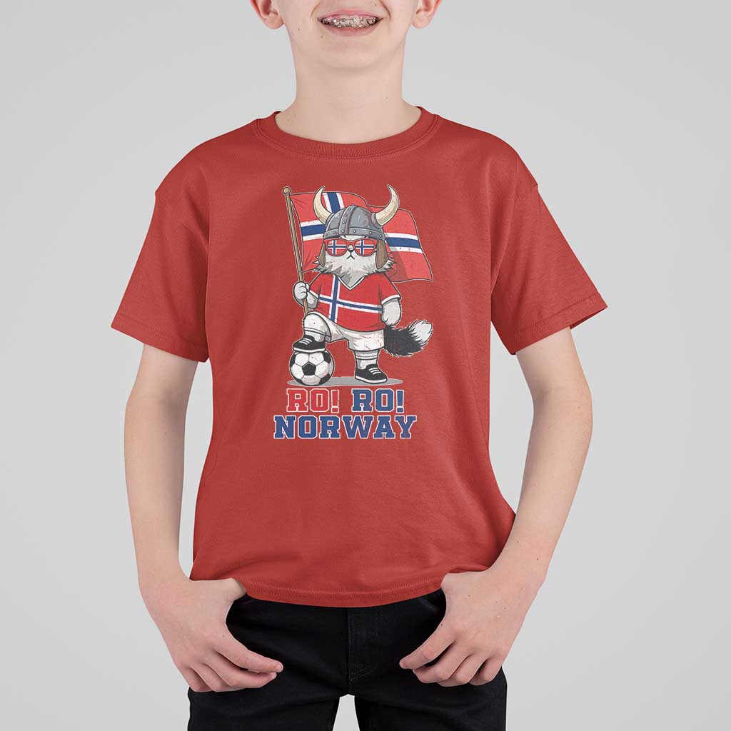 Ro Ro Norway T Shirt For Kid Norwegian Pride Cat Lover Norway Flag Gift