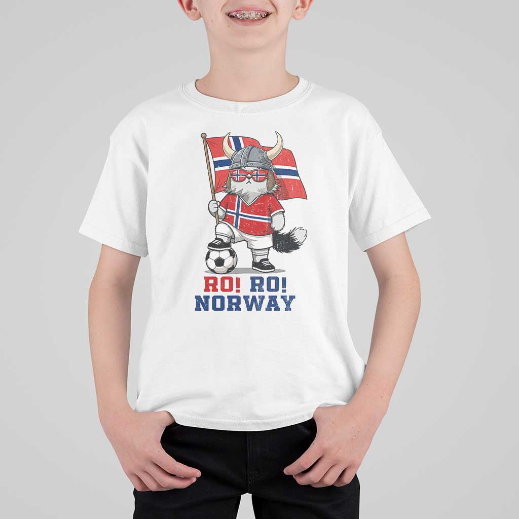 Ro Ro Norway T Shirt For Kid Norwegian Pride Cat Lover Norway Flag Gift