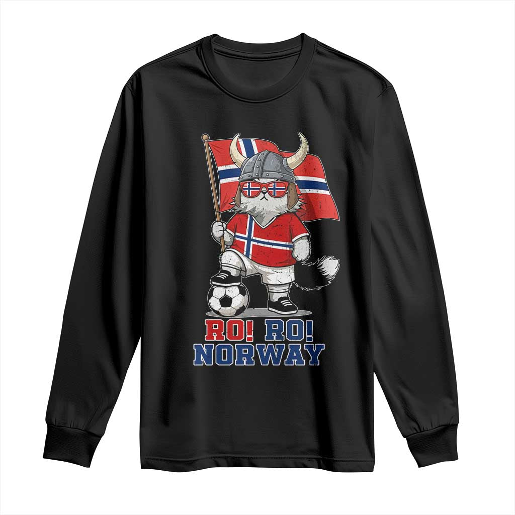Ro Ro Norway Long Sleeve Shirt Norwegian Pride Cat Lover Norway Flag Gift