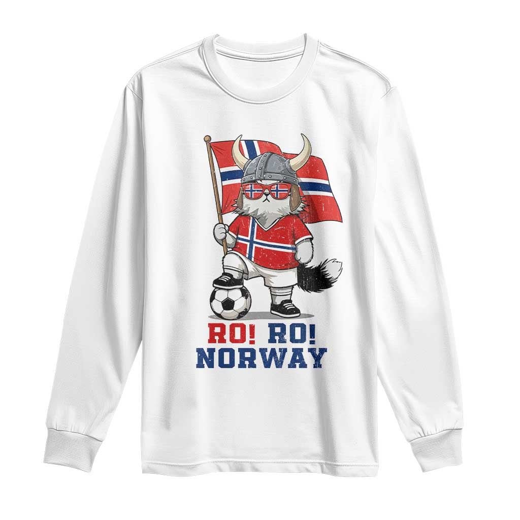 Ro Ro Norway Long Sleeve Shirt Norwegian Pride Cat Lover Norway Flag Gift