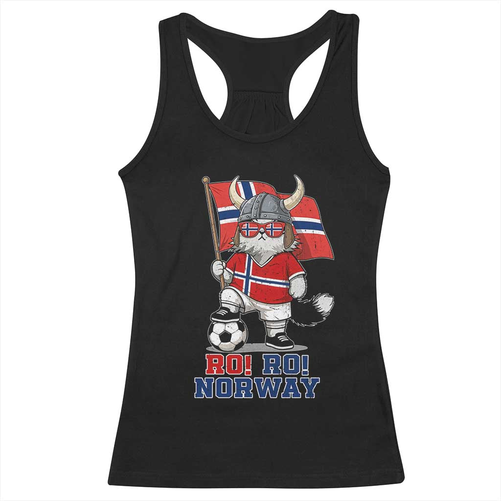 Ro Ro Norway Racerback Tank Top Norwegian Pride Cat Lover Norway Flag Gift