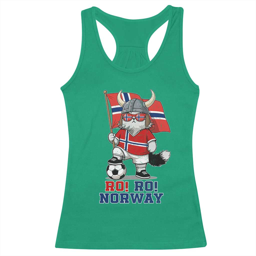 Ro Ro Norway Racerback Tank Top Norwegian Pride Cat Lover Norway Flag Gift