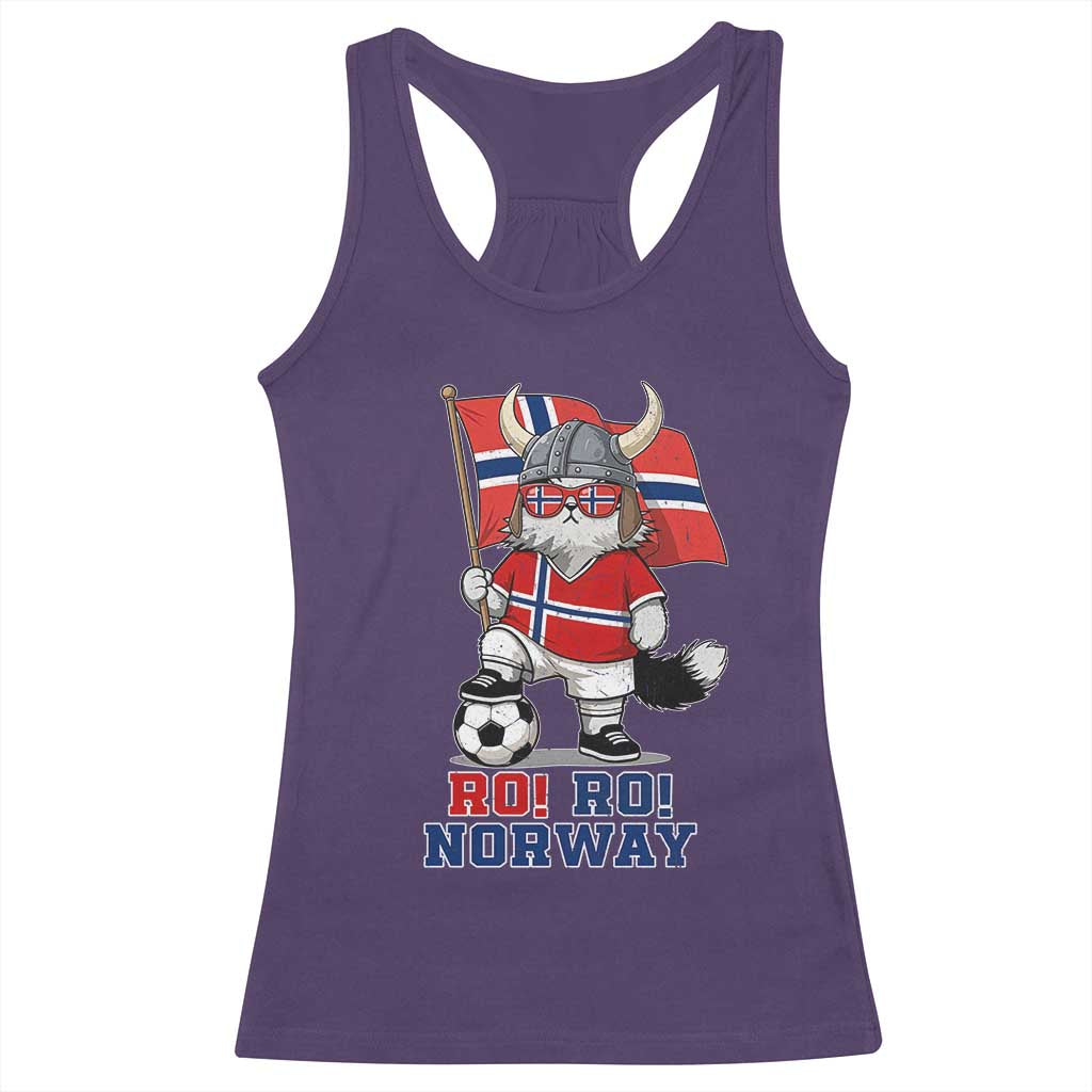 Ro Ro Norway Racerback Tank Top Norwegian Pride Cat Lover Norway Flag Gift