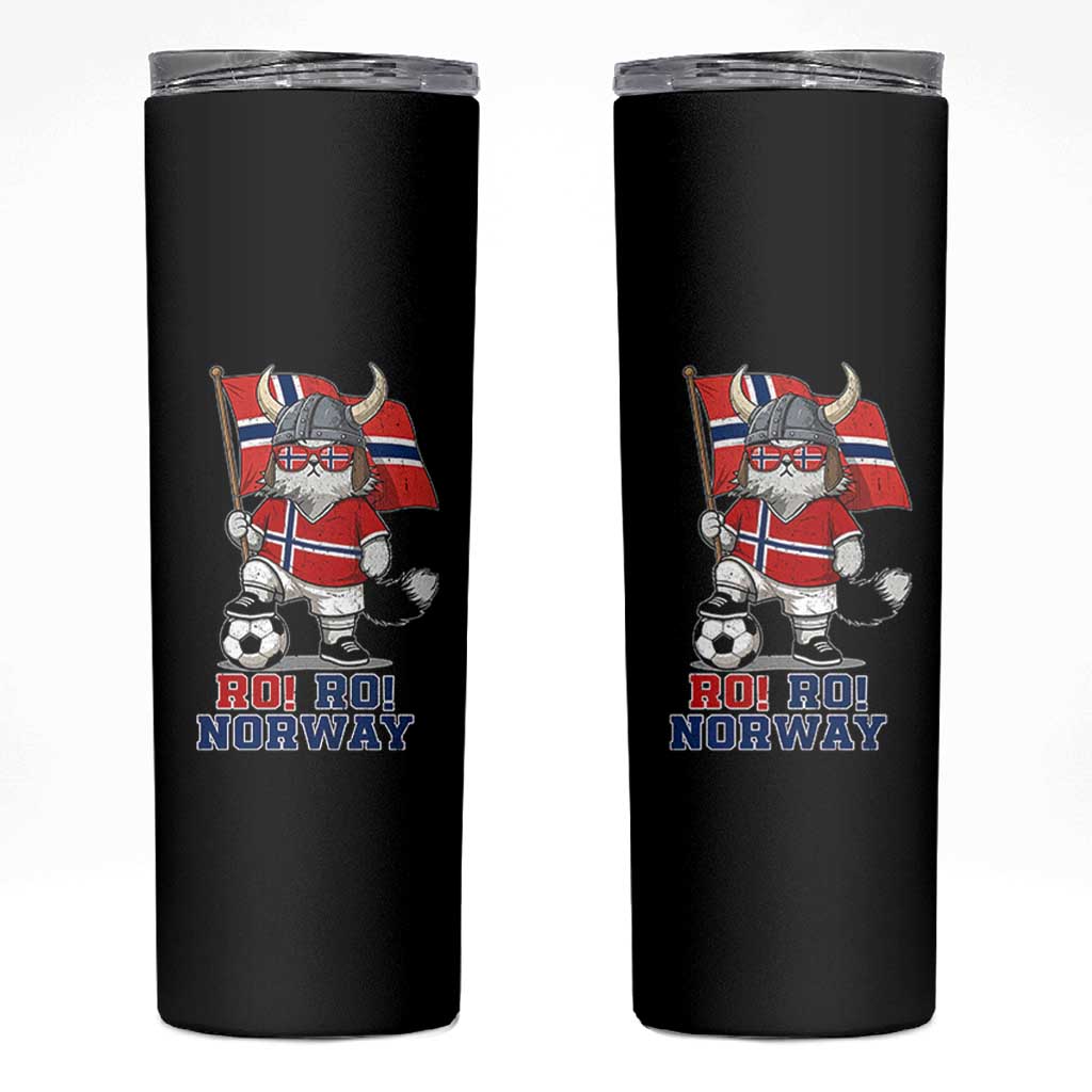 Ro Ro Norway Skinny Tumbler Norwegian Pride Cat Lover Norway Flag Gift