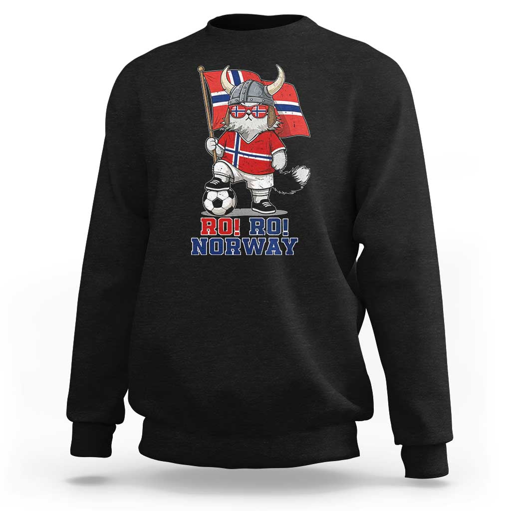 Ro Ro Norway Sweatshirt Norwegian Pride Cat Lover Norway Flag Gift