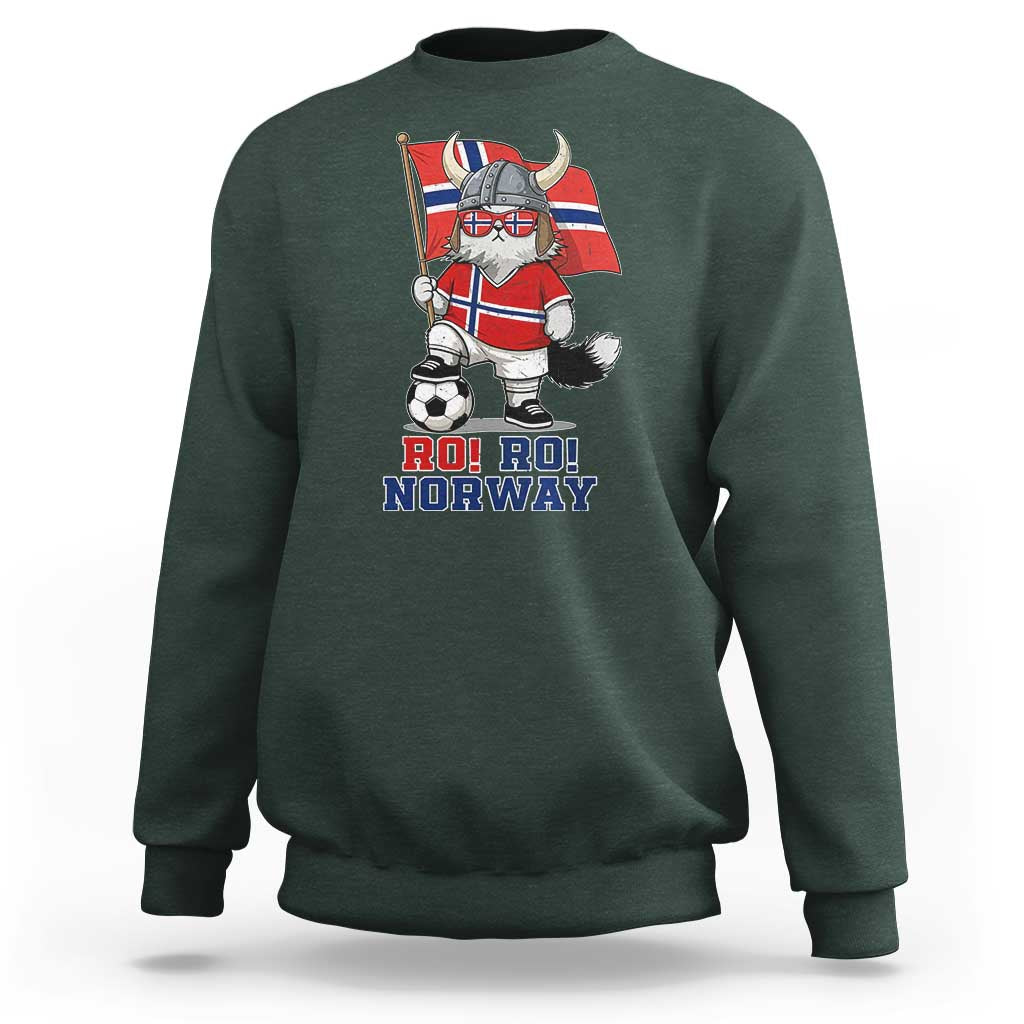 Ro Ro Norway Sweatshirt Norwegian Pride Cat Lover Norway Flag Gift