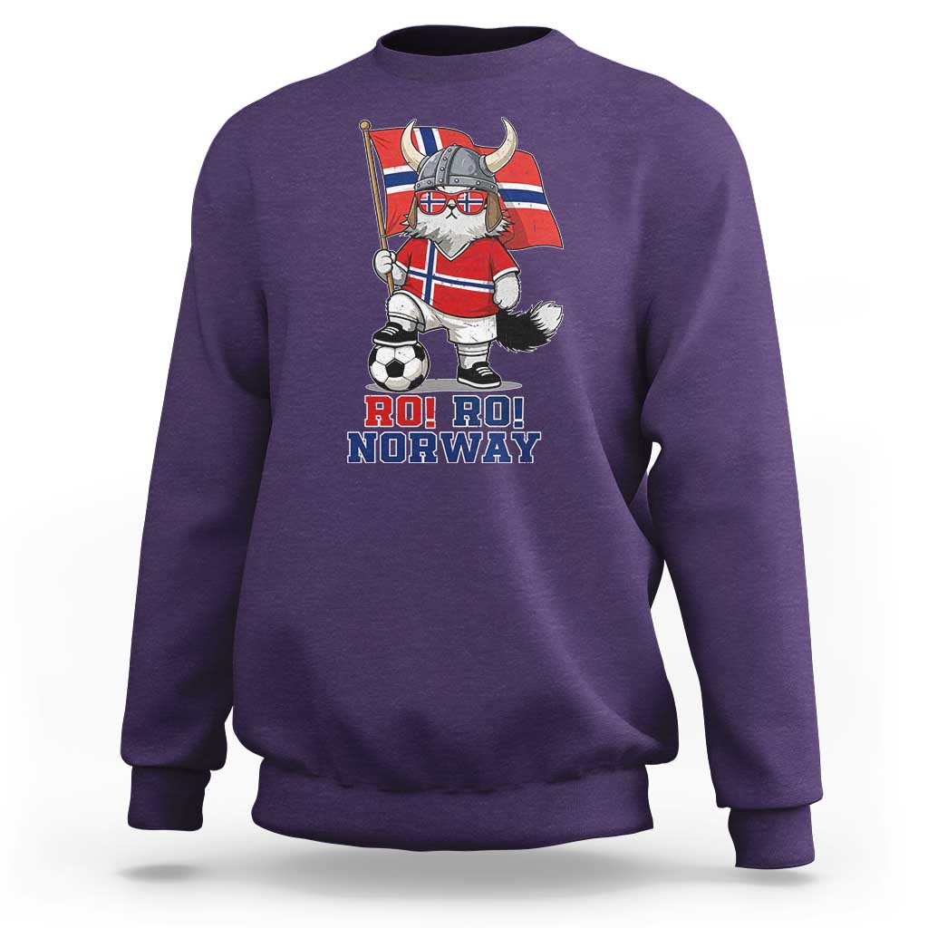 Ro Ro Norway Sweatshirt Norwegian Pride Cat Lover Norway Flag Gift