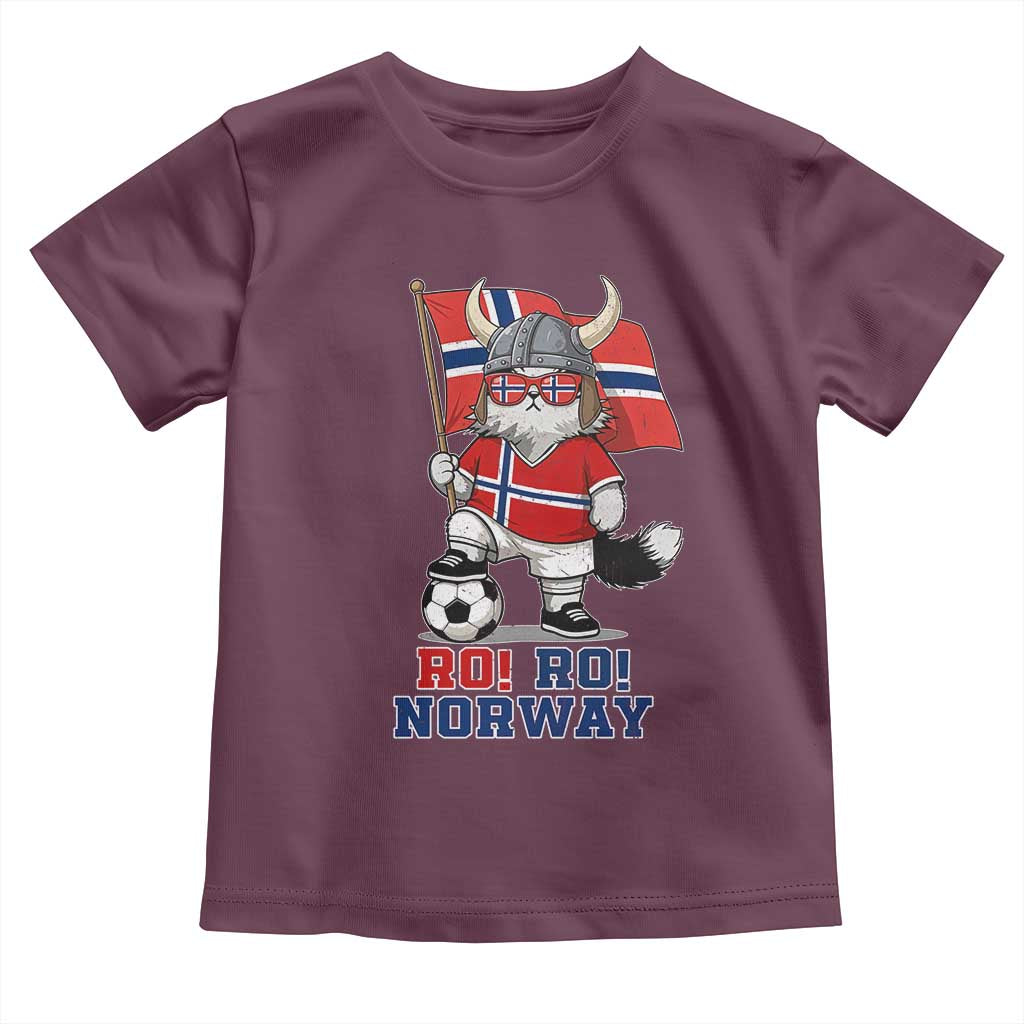 Ro Ro Norway Toddler T Shirt Norwegian Pride Cat Lover Norway Flag Gift