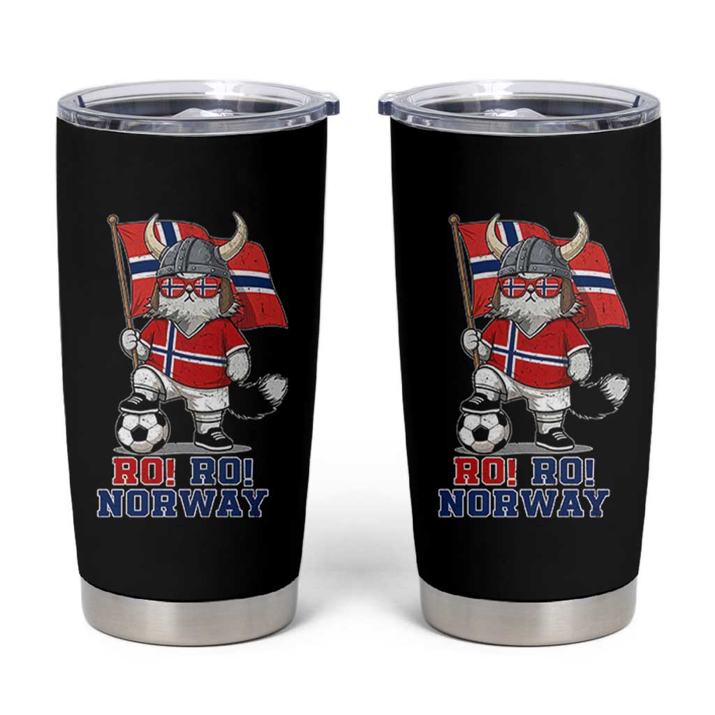 Ro Ro Norway Tumbler Cup Norwegian Pride Cat Lover Norway Flag Gift