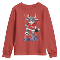 Ro Ro Norway Youth Sweatshirt Norwegian Pride Cat Lover Norway Flag Gift