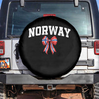 Norwegian Girl Coquette Bow Spare Tire Cover Norway Flag Pride Gift