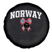 Norwegian Girl Coquette Bow Spare Tire Cover Norway Flag Pride Gift