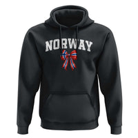Norwegian Girl Coquette Bow Hoodie Norway Flag Pride Gift
