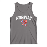 Norwegian Girl Coquette Bow Tank Top Norway Flag Pride Gift
