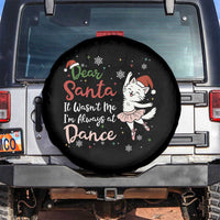 Funny Christmas Ballet Cat Lover Spare Tire Cover Dear Santa It Was Not Me - Wonder Print Shop