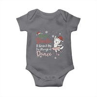 Funny Christmas Ballet Cat Lover Baby Onesie Dear Santa It Was Not Me - Wonder Print Shop