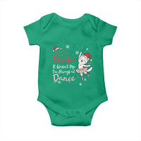 Funny Christmas Ballet Cat Lover Baby Onesie Dear Santa It Was Not Me - Wonder Print Shop