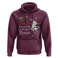 Funny Christmas Ballet Cat Lover Hoodie Dear Santa It Was Not Me - Wonder Print Shop