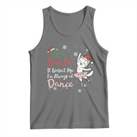 Funny Christmas Ballet Cat Lover Tank Top Dear Santa It Was Not Me - Wonder Print Shop