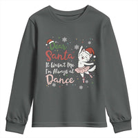 Funny Christmas Ballet Cat Lover Youth Sweatshirt Dear Santa It Was Not Me - Wonder Print Shop