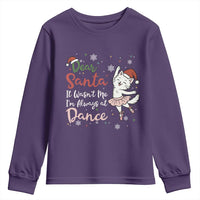 Funny Christmas Ballet Cat Lover Youth Sweatshirt Dear Santa It Was Not Me - Wonder Print Shop