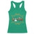 Ballet Lover Christmas Racerback Tank Top Funny Gingerbread Santa Snowman Dance - Wonder Print Shop