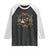 Ballet Lover Christmas Raglan Shirt Funny Gingerbread Santa Snowman Dance - Wonder Print Shop