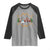 Ballet Lover Christmas Raglan Shirt Funny Gingerbread Santa Snowman Dance - Wonder Print Shop
