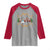Ballet Lover Christmas Raglan Shirt Funny Gingerbread Santa Snowman Dance - Wonder Print Shop