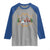 Ballet Lover Christmas Raglan Shirt Funny Gingerbread Santa Snowman Dance - Wonder Print Shop