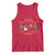 Ballet Lover Christmas Tank Top Funny Gingerbread Santa Snowman Dance - Wonder Print Shop
