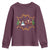 Ballet Lover Christmas Youth Sweatshirt Funny Gingerbread Santa Snowman Dance - Wonder Print Shop