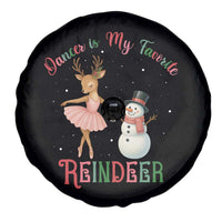 Christmas Ballet Reindeer Spare Tire Cover Dancer Is My Favorite Reindeer Gift - Wonder Print Shop