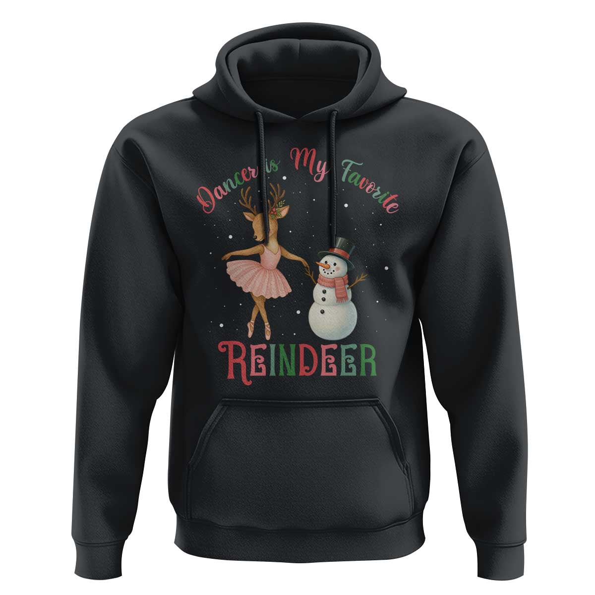 Christmas Ballet Reindeer Hoodie Dancer Is My Favorite Reindeer Gift - Wonder Print Shop