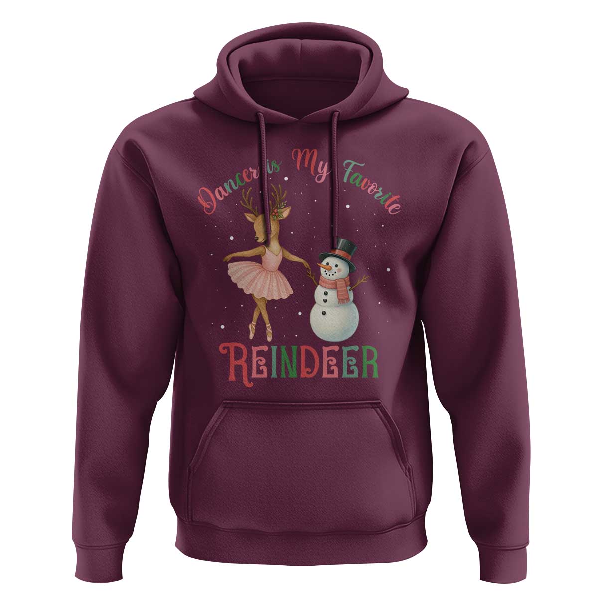 Christmas Ballet Reindeer Hoodie Dancer Is My Favorite Reindeer Gift - Wonder Print Shop