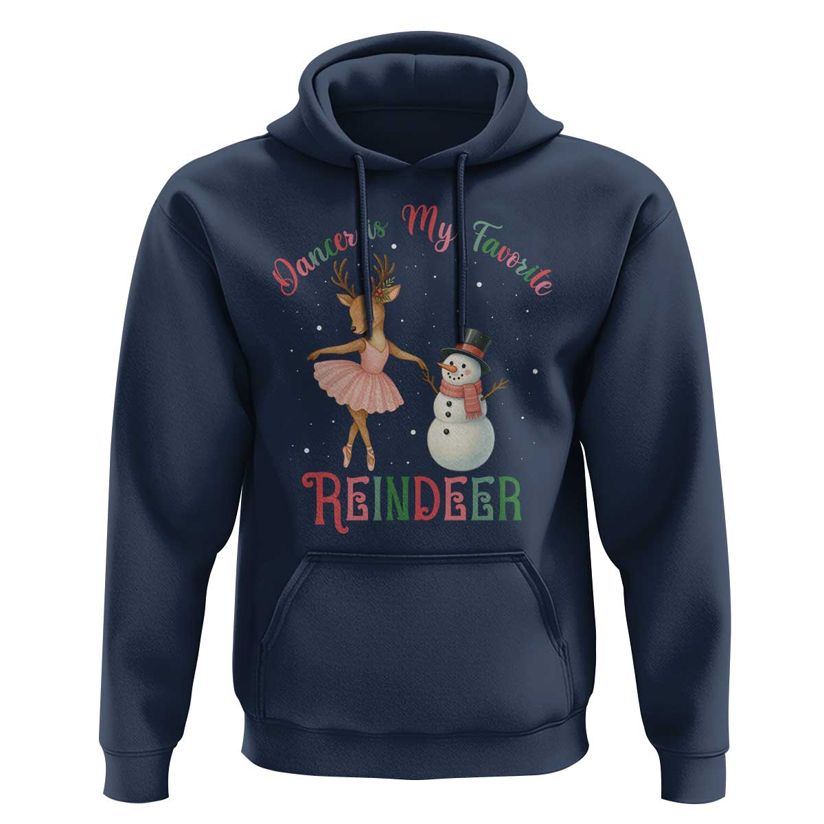 Christmas Ballet Reindeer Hoodie Dancer Is My Favorite Reindeer Gift - Wonder Print Shop