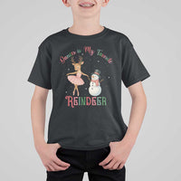 Christmas Ballet Reindeer T Shirt For Kid Dancer Is My Favorite Reindeer Gift - Wonder Print Shop