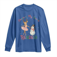 Christmas Ballet Reindeer Long Sleeve Shirt Dancer Is My Favorite Reindeer Gift - Wonder Print Shop